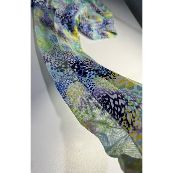 IBKUL Women 1/4 Zip Pullover Blue Shirt Sz M Long Sleeve Mesh UPF 50 Cooling - Picture 8 of 12